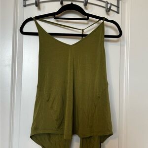 Lululemon Athletica Olive Flowy Tank